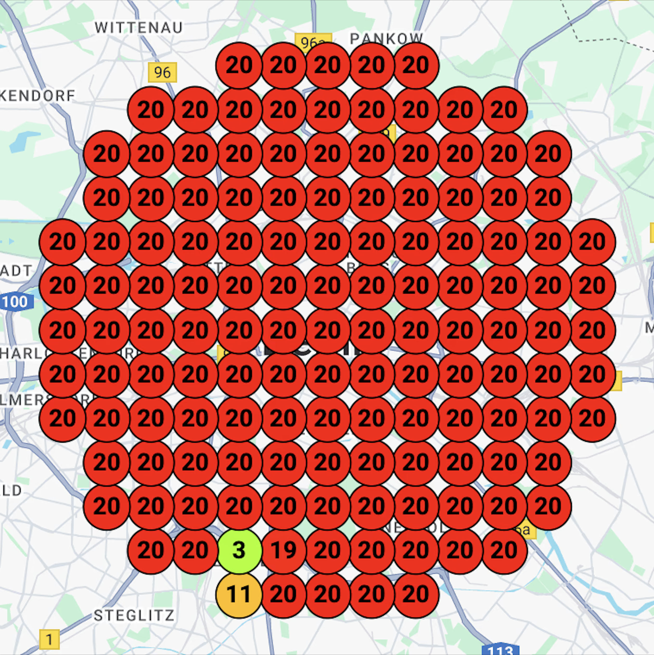 Before optimization - poor rankings